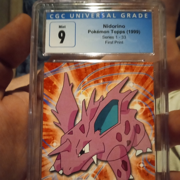 Vintage 1999 TOPPS POKEMON NIDORINO CGC SLAB - Picture 2 of 8